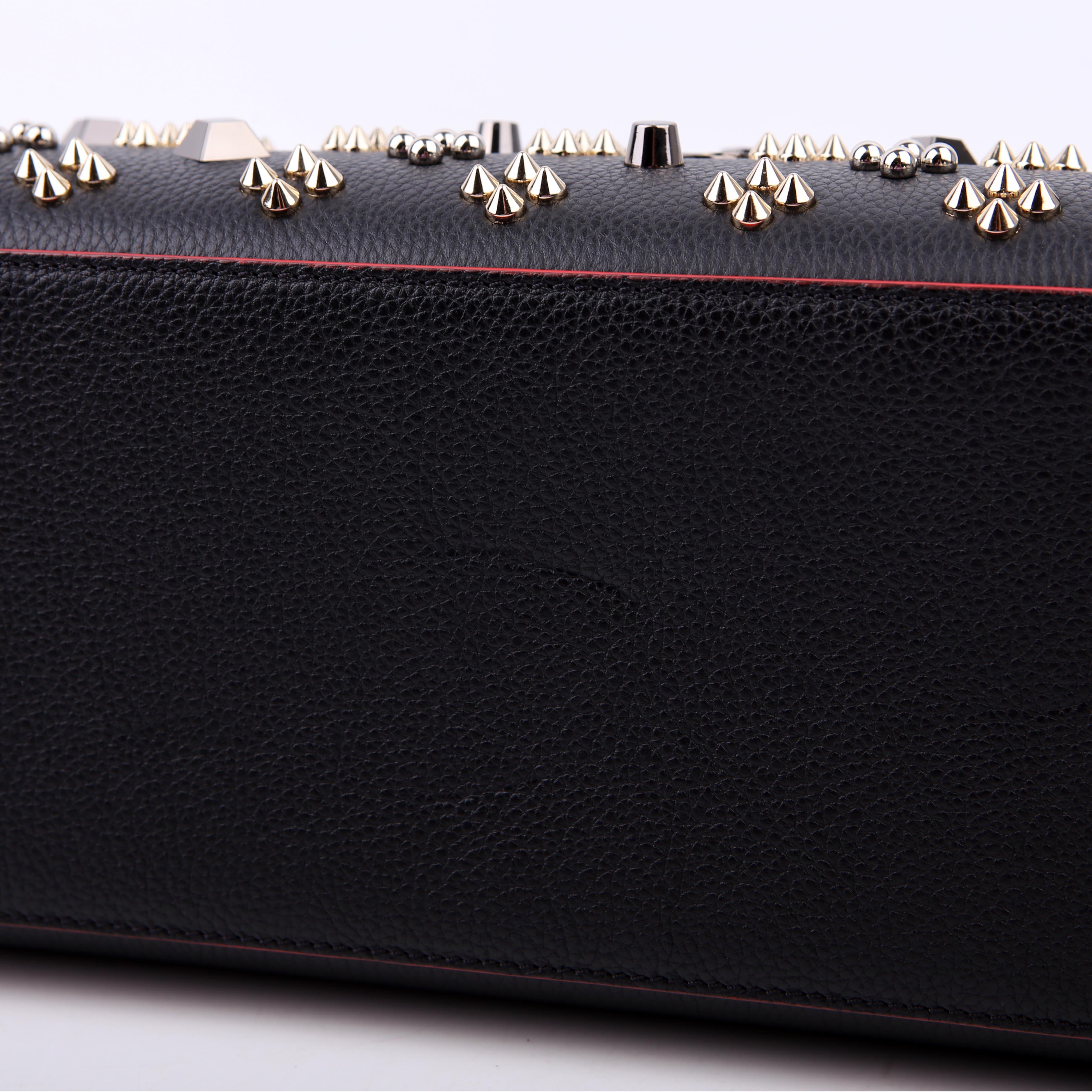 Paloma Medium Satchel Calfskin Spikes Loubinthesky
