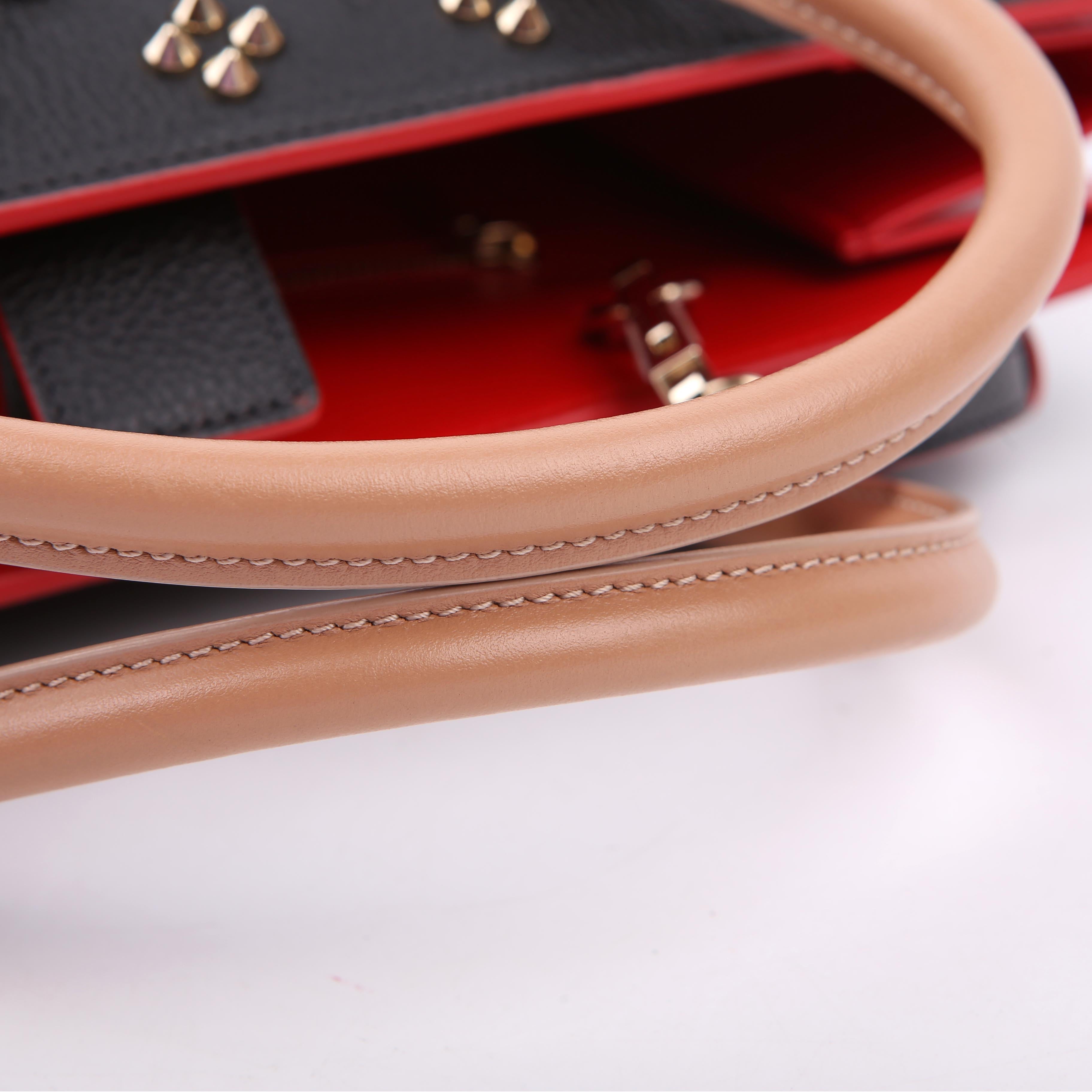 Paloma Medium Satchel Calfskin Spikes Loubinthesky