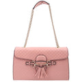 Gucci 449635 Emily Micro Medium Chain Pink
