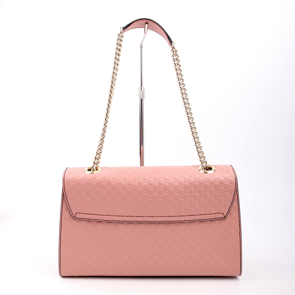 Gucci 449635 Emily Micro Medium Chain Pink