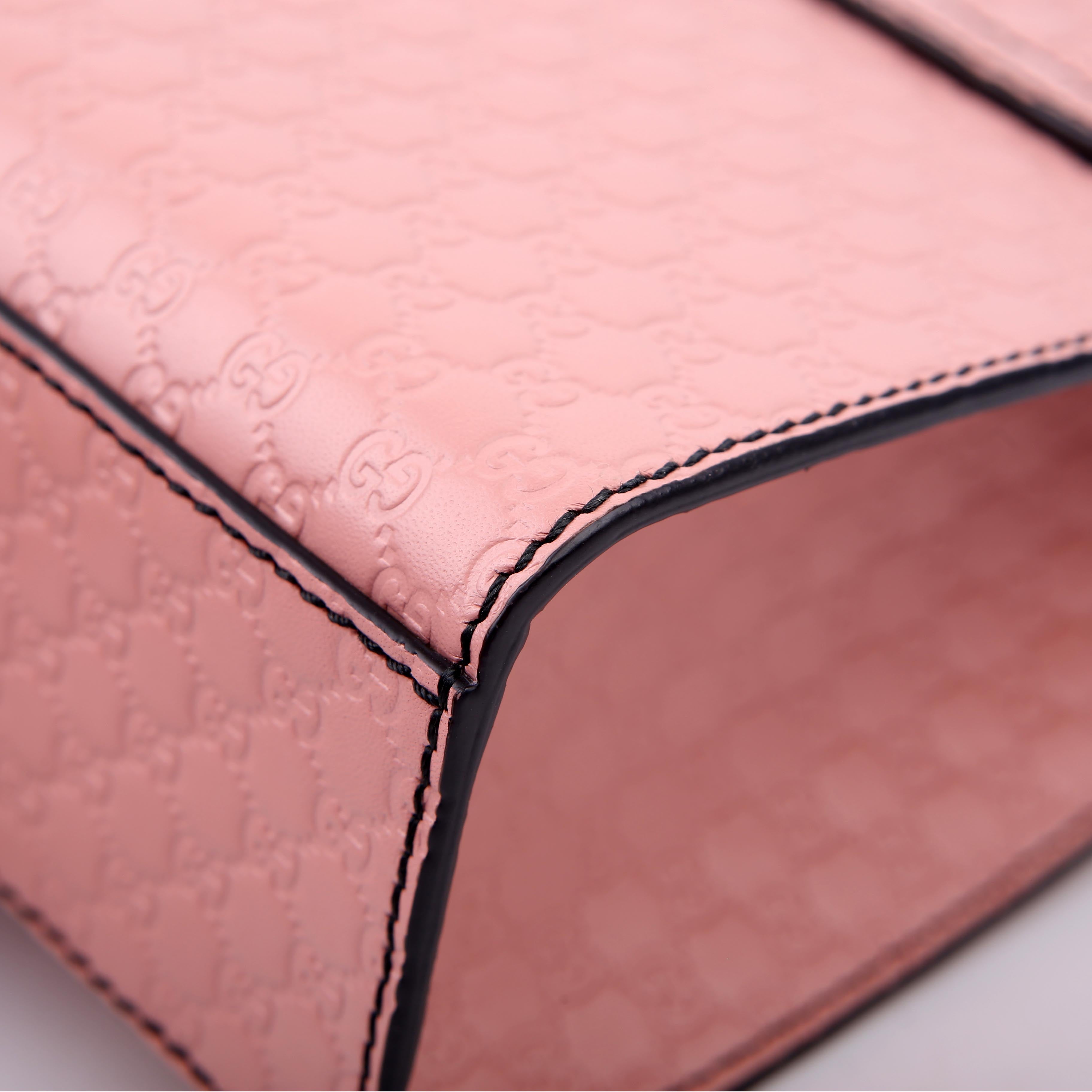 Gucci 449635 Emily Micro Medium Chain Pink