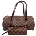 Papillon 30 10.5 with Pouch Damier Ebene