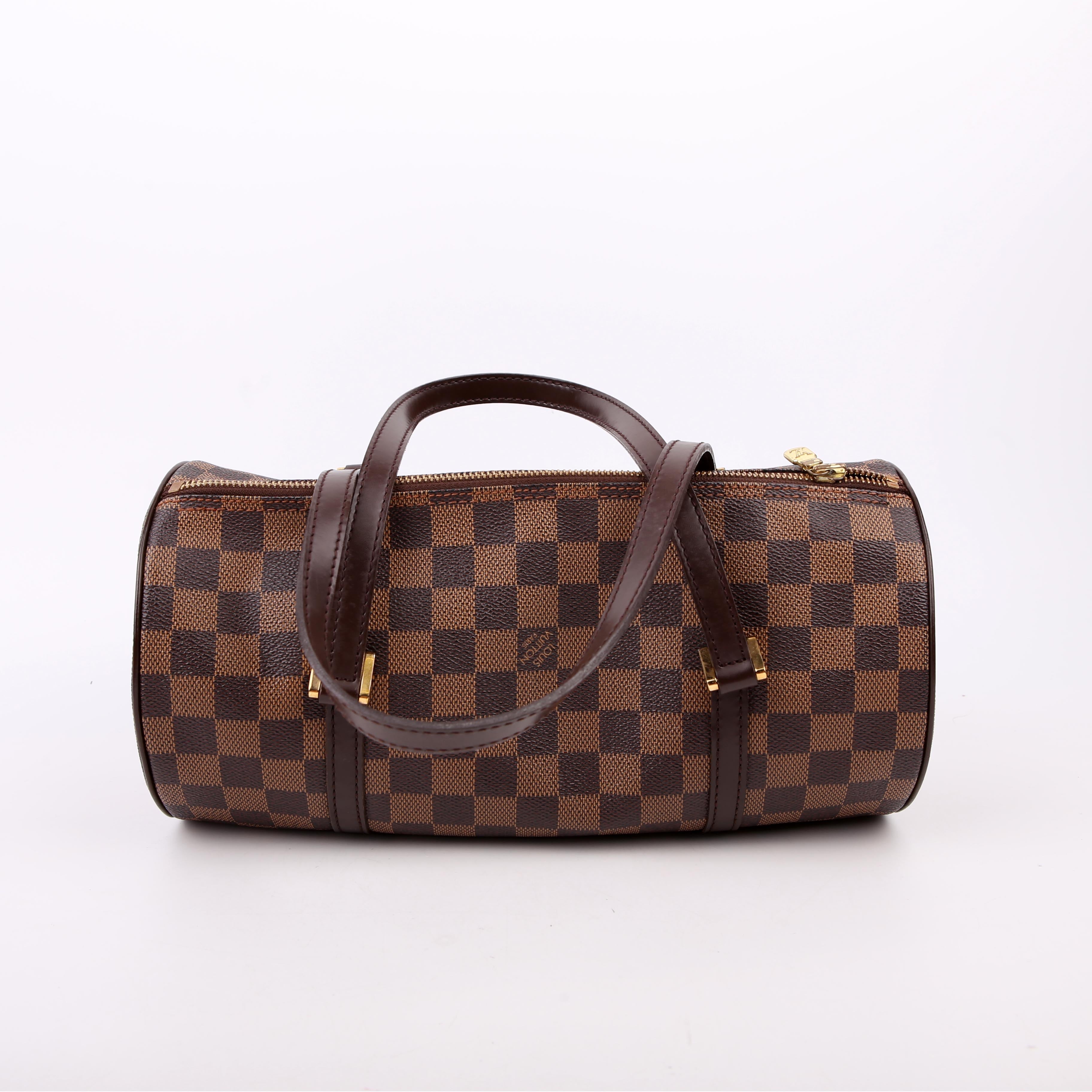 Papillon 30 10.5 with Pouch Damier Ebene
