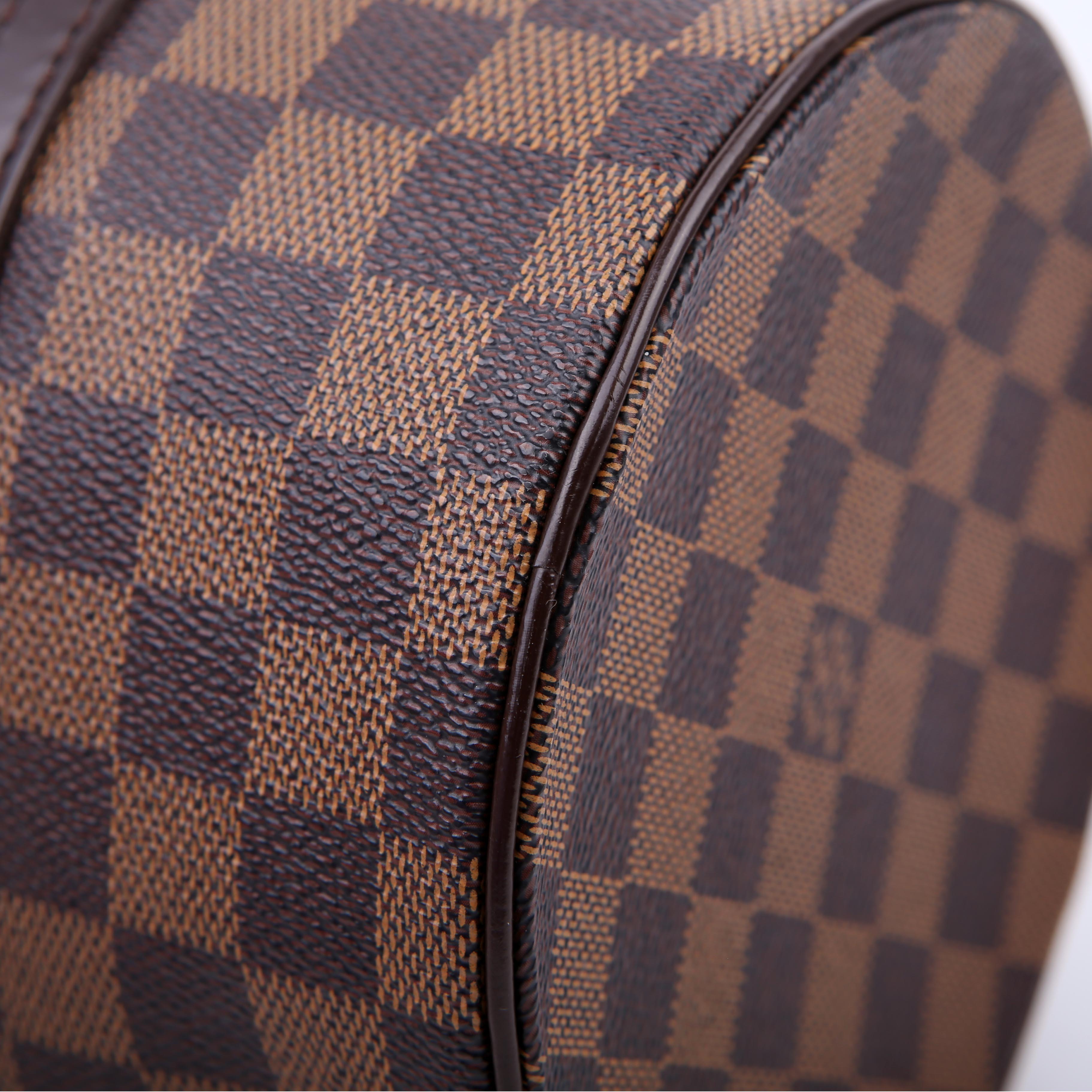 Papillon 30 10.5 with Pouch Damier Ebene
