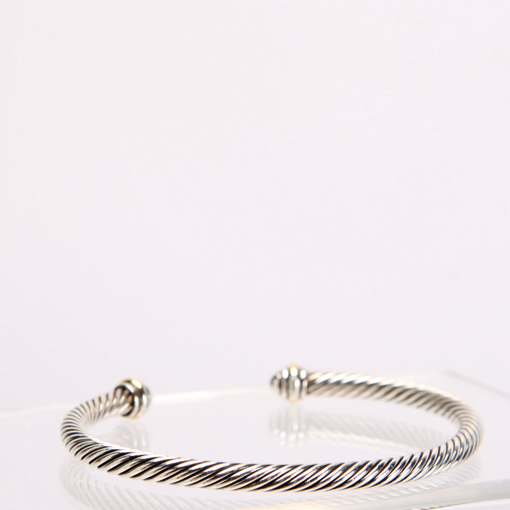 Classic Cable 4MM Bracelet 925/750