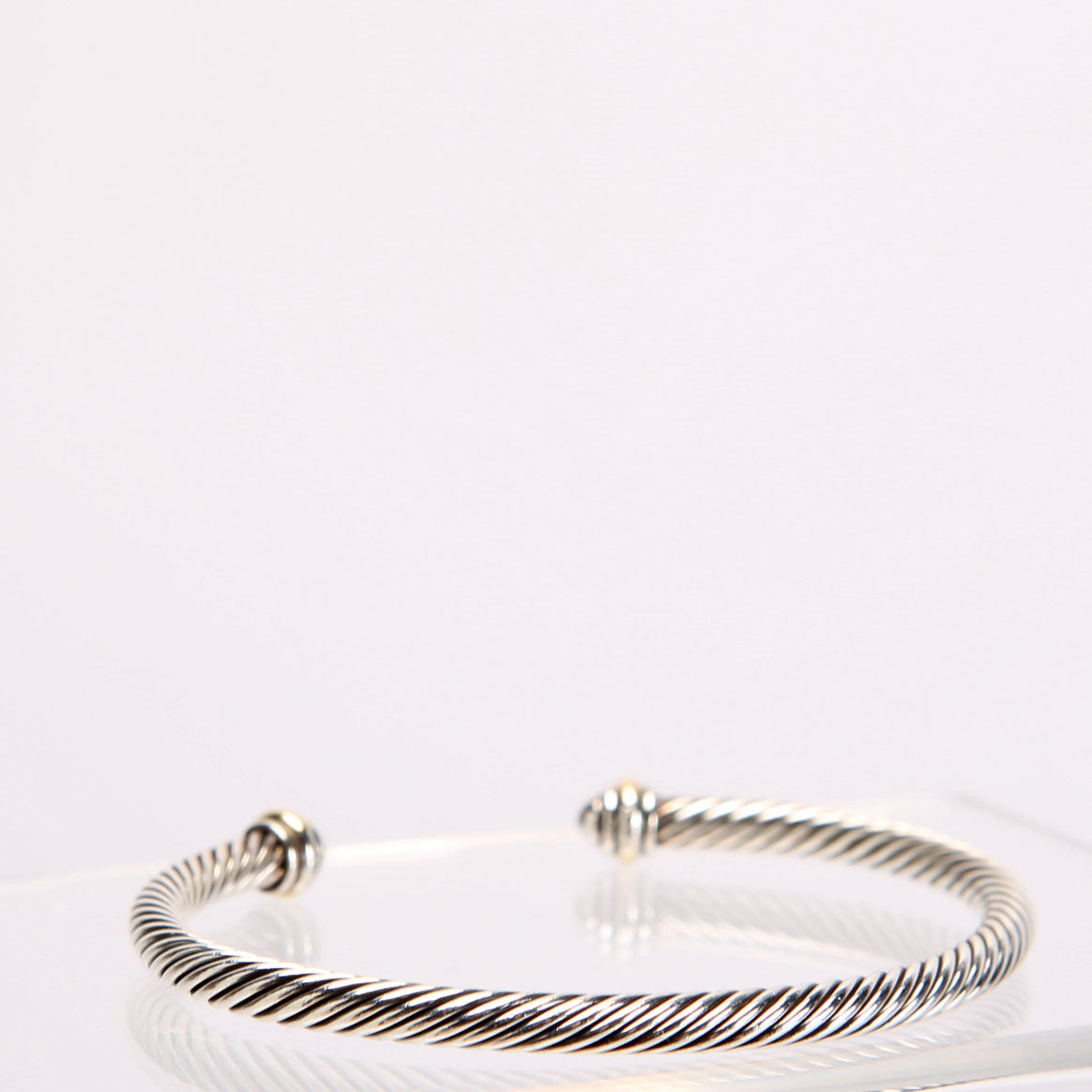 Classic Cable 4MM Bracelet 925/750