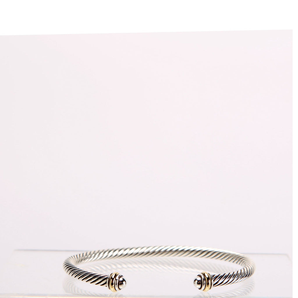 Classic Cable 4MM Bracelet 925/750