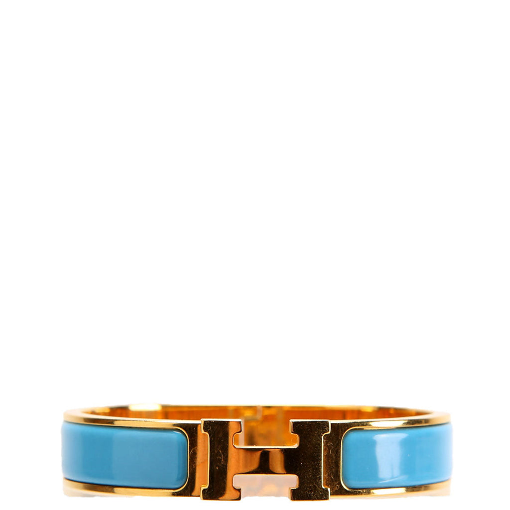 Clic Clac Narrow PM Bracelet Gold/Blue