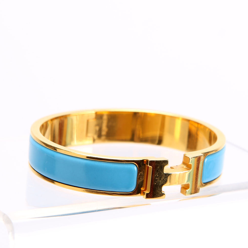 Clic Clac Narrow PM Bracelet Gold/Blue