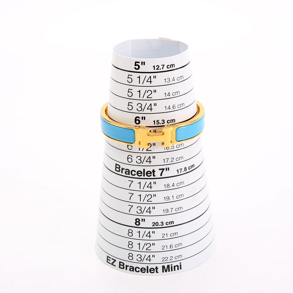 Clic Clac Narrow PM Bracelet Gold/Blue