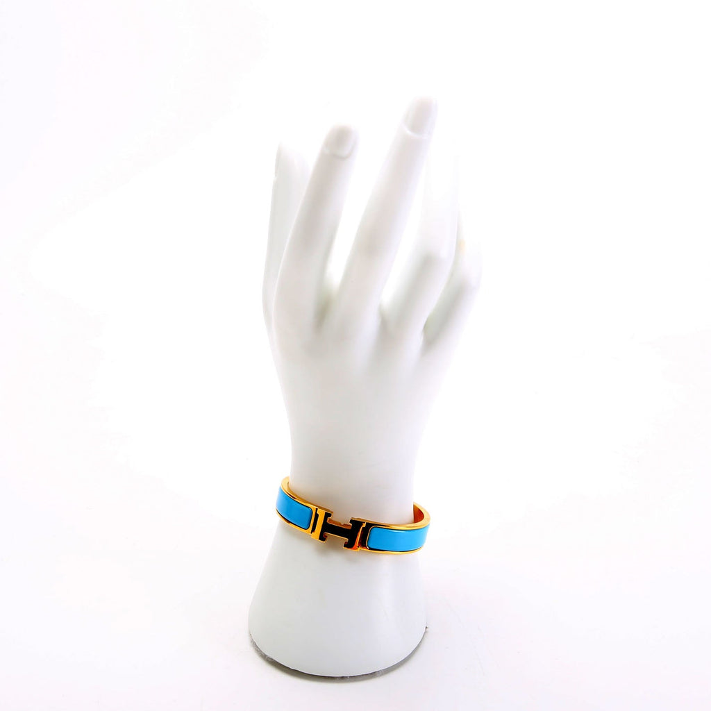 Clic Clac Narrow PM Bracelet Gold/Blue