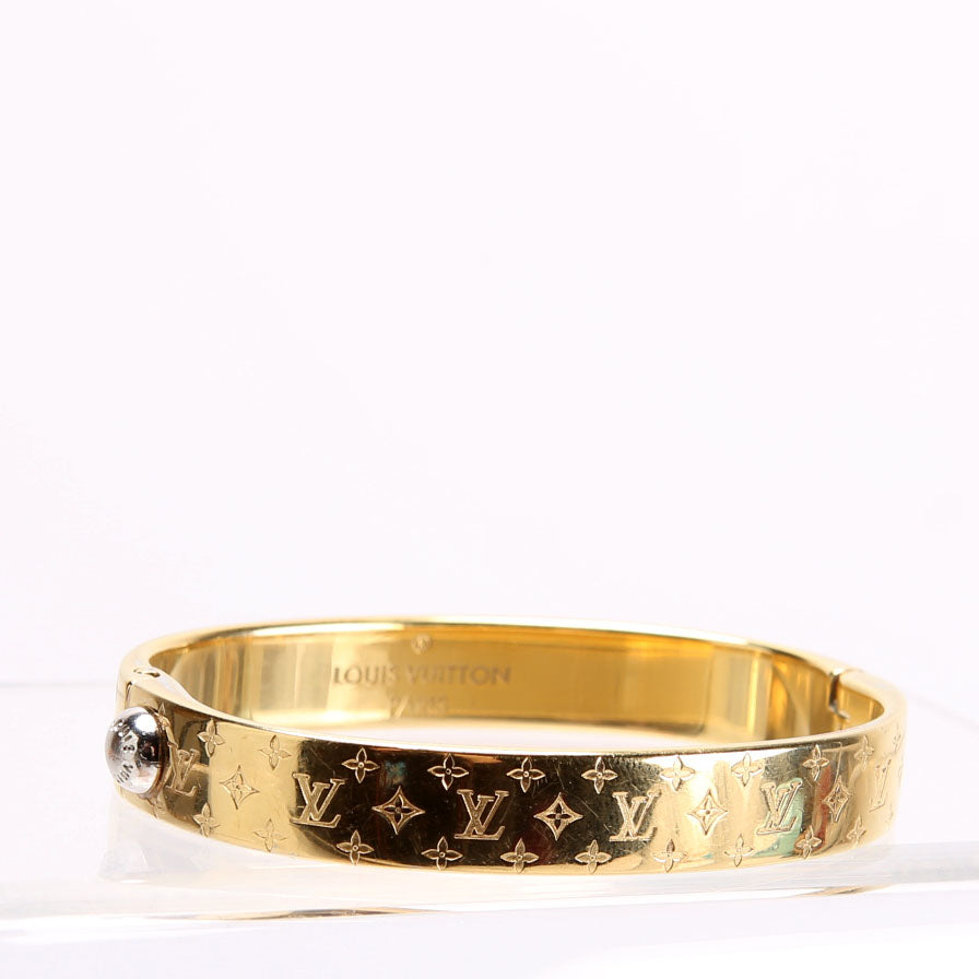 Nanogram Cuff Bracelet Size Small Gold
