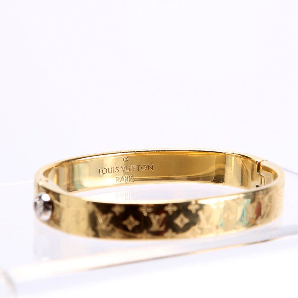 Nanogram Cuff Bracelet Size Small Gold
