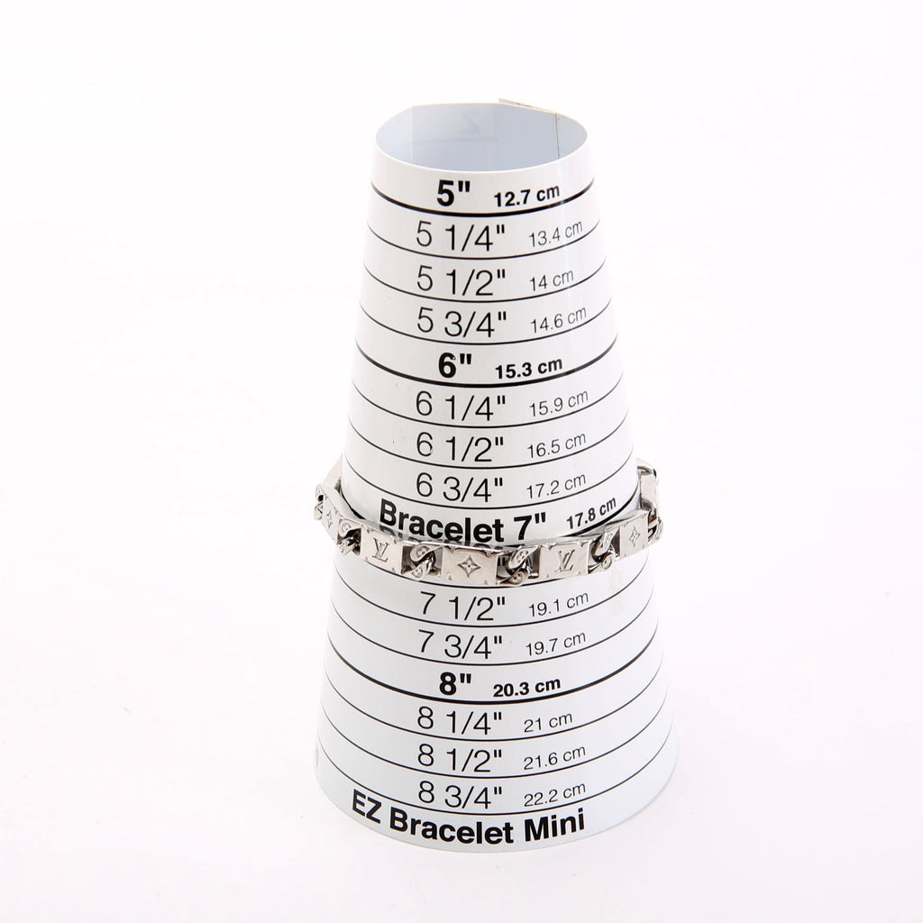 Tied Up Monogram Bracelet Silver