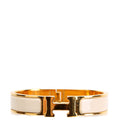 Clic Clac Narrow PM Bracelet Gold/Ivory