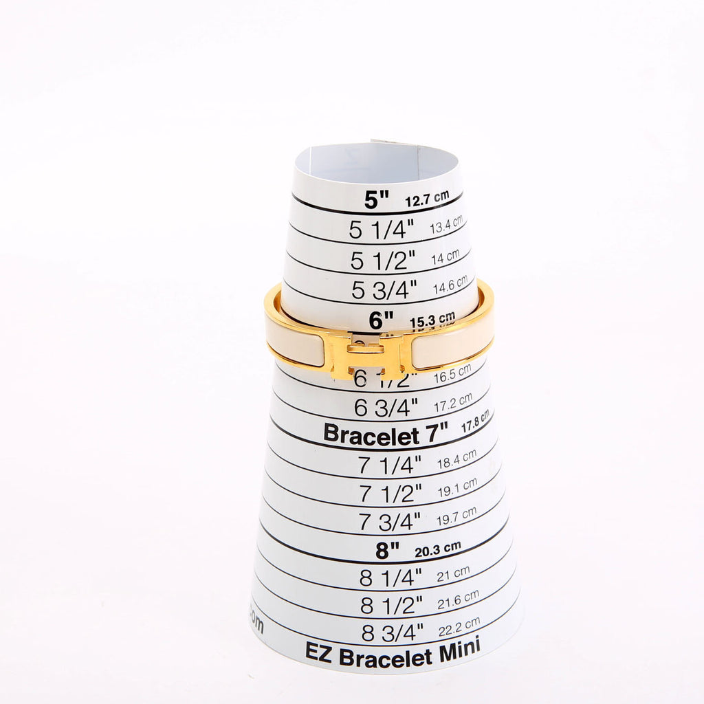Clic Clac Narrow PM Bracelet Gold/Ivory