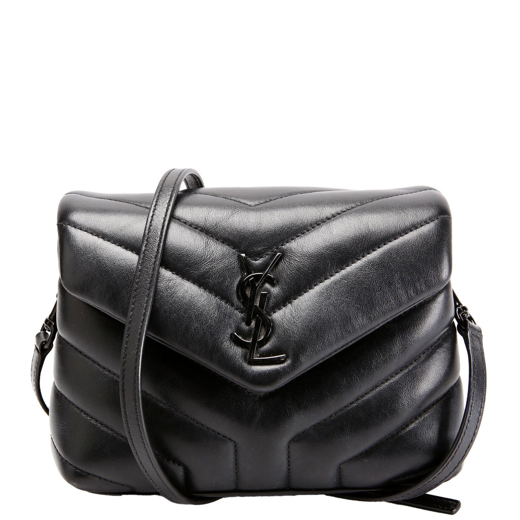 SAINT LAURENT LouLou Satchel Toy Xbody 678401 Black