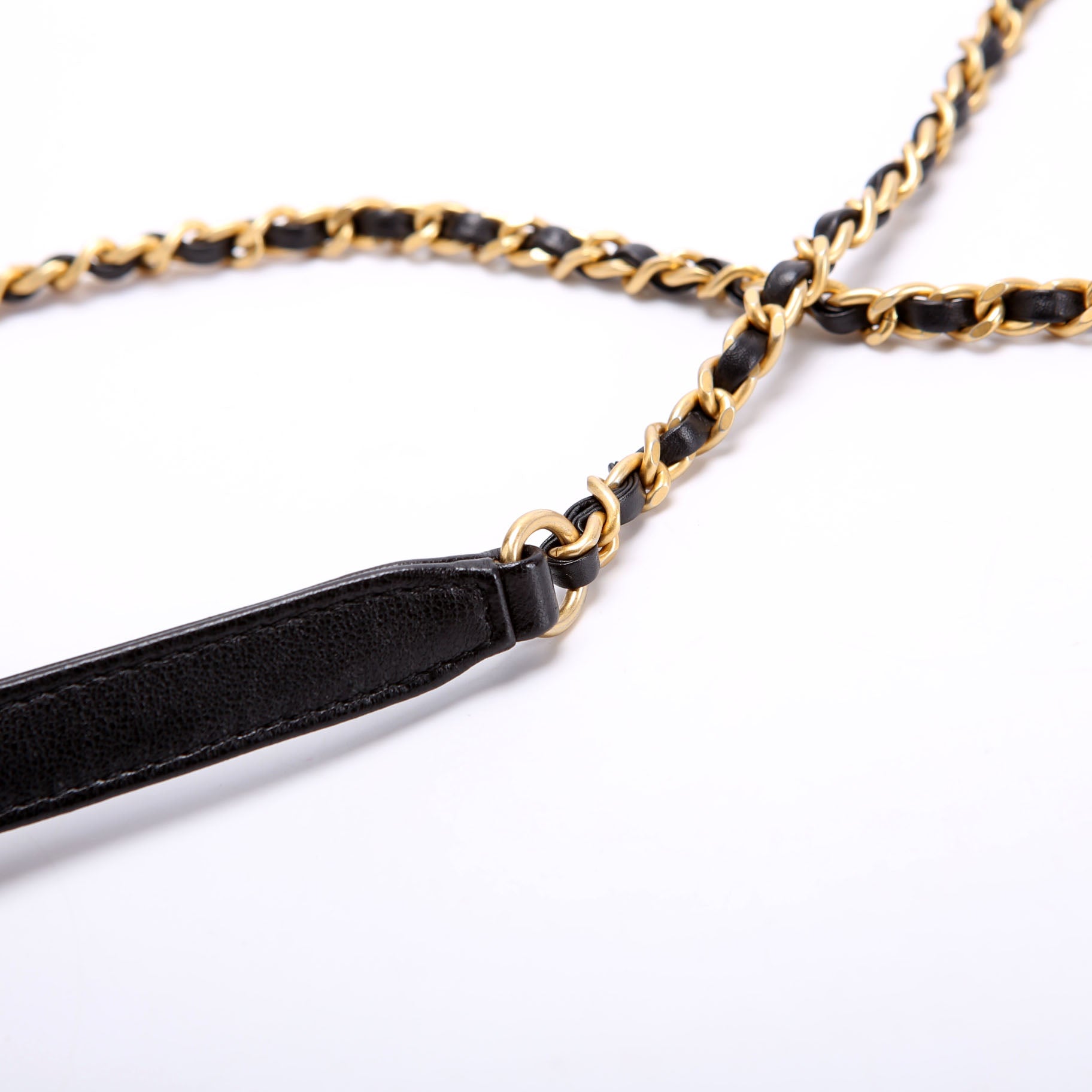 Chain Me Flap Small Lambskin (RFID) Black/Gold