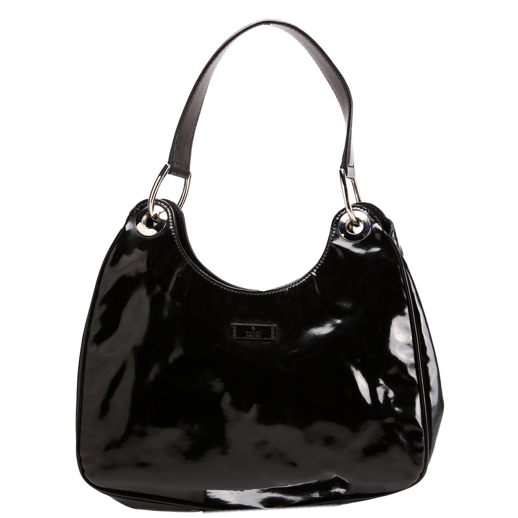 257265 Colbert Small Patent Hobo Vitnage