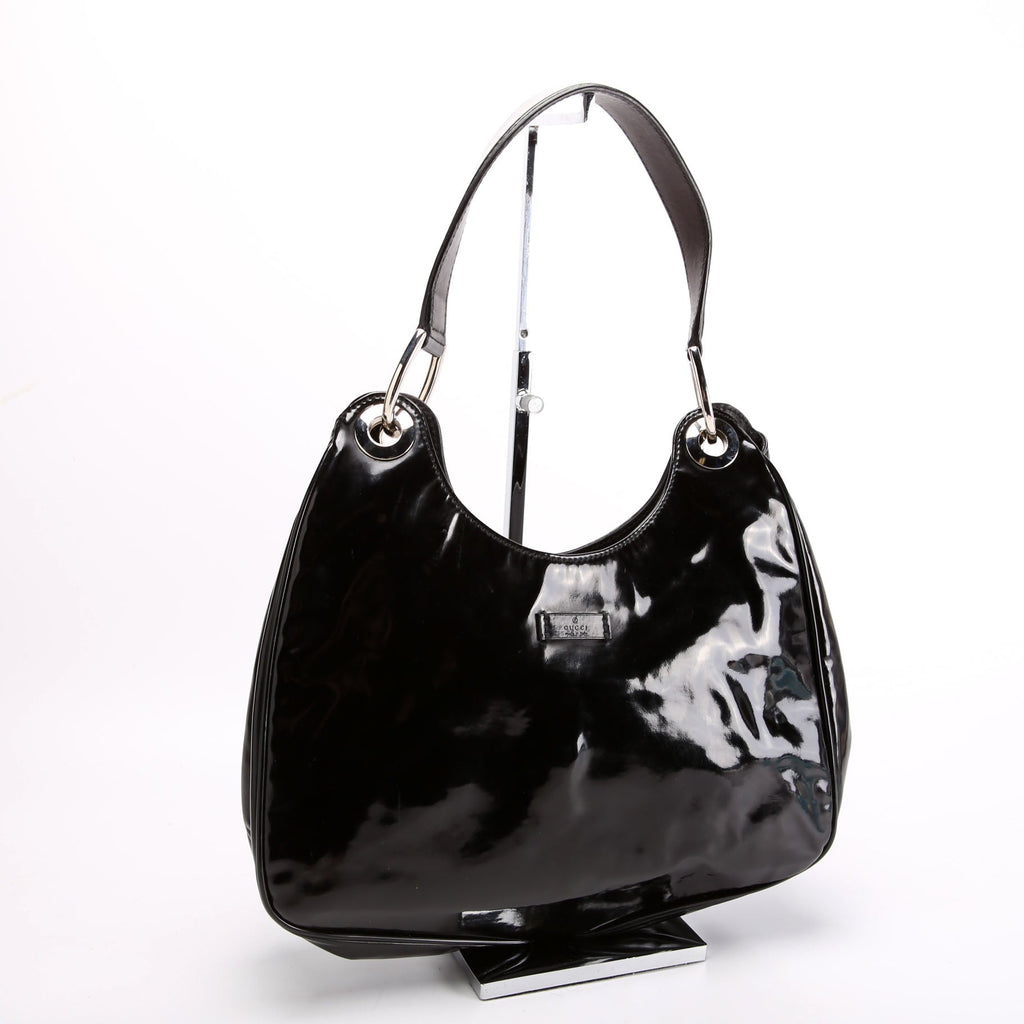 257265 Colbert Small Patent Hobo Vitnage