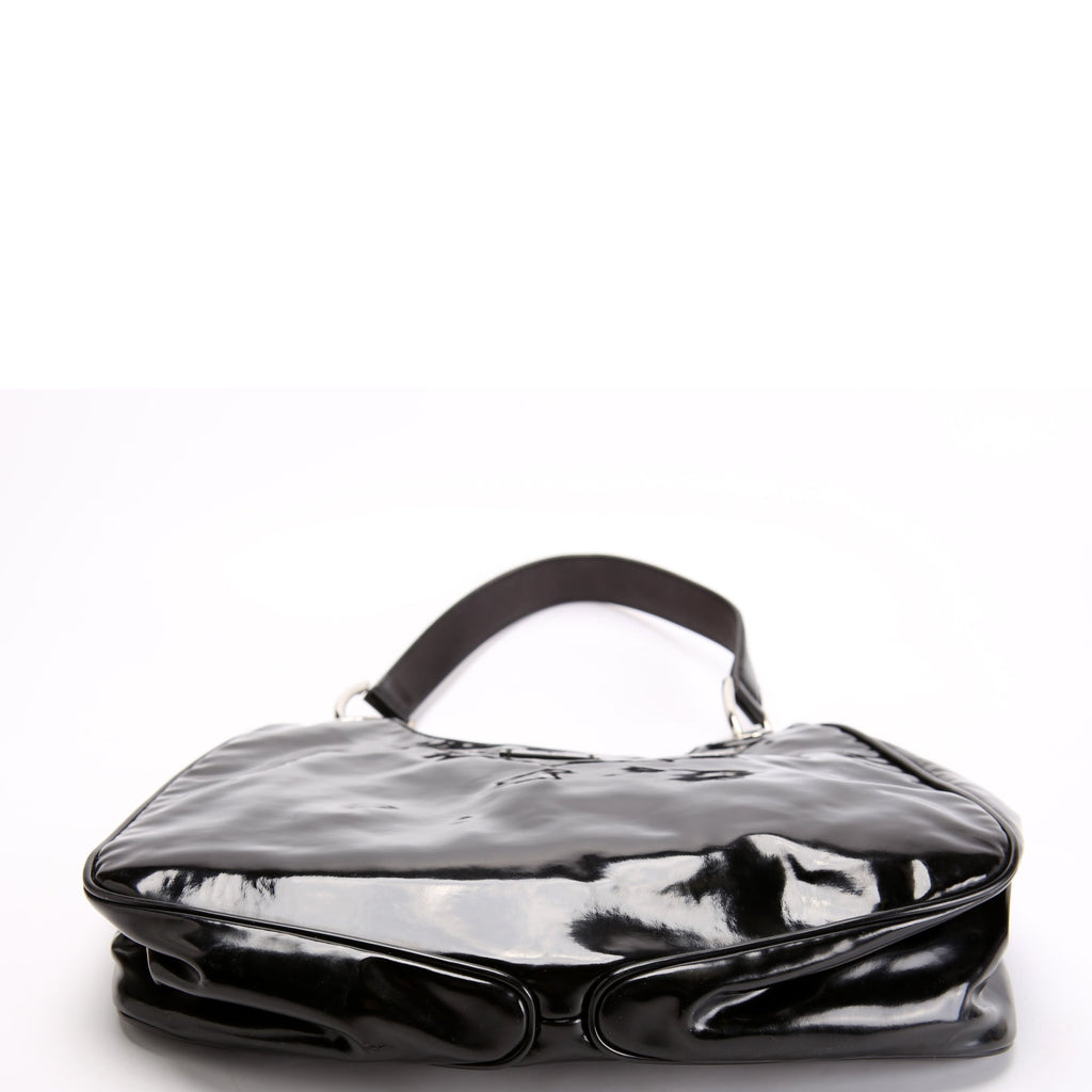 257265 Colbert Small Patent Hobo Vitnage