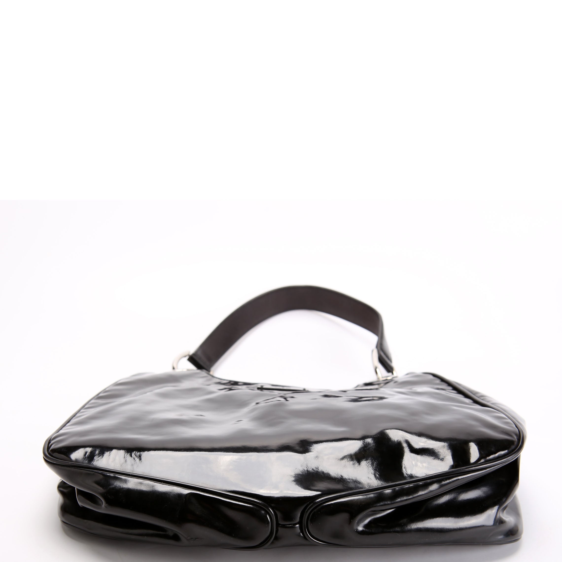 257265 Colbert Small Patent Hobo Vitnage