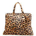 Cavallino Bauletto Pony Hair Bowler Leopard