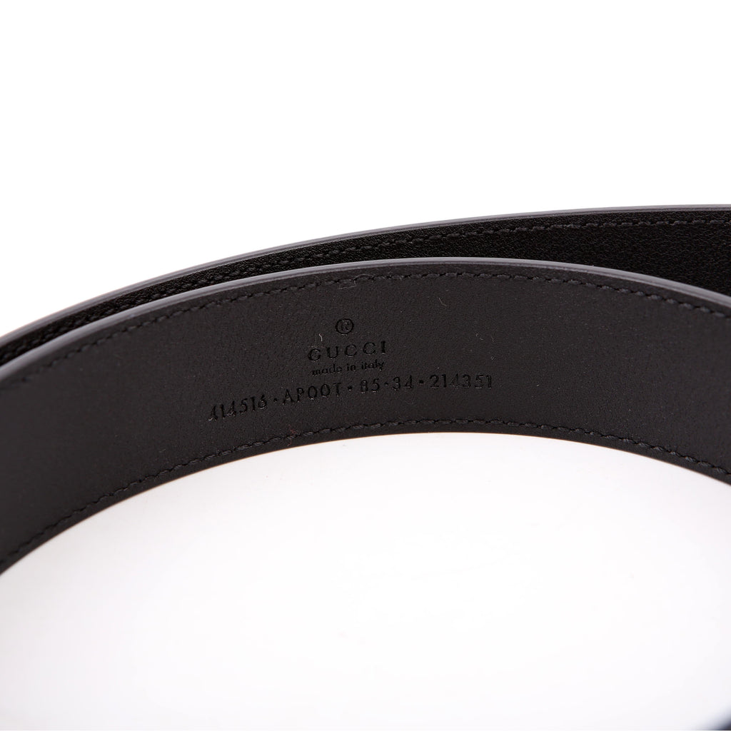 414516 GG Marmont Belt Size 85/34 Black