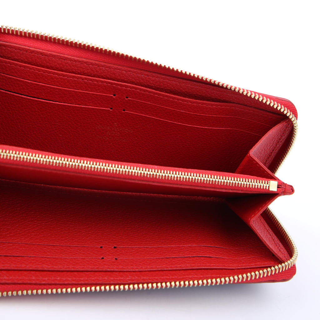 Clemence Flower Wallet Empreinte Navy/Red