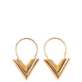 Essential V Hoop Earrings Gold