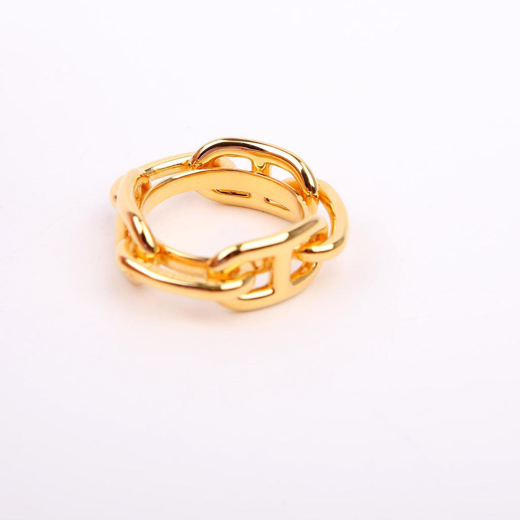Regate Scarf Ring Gold