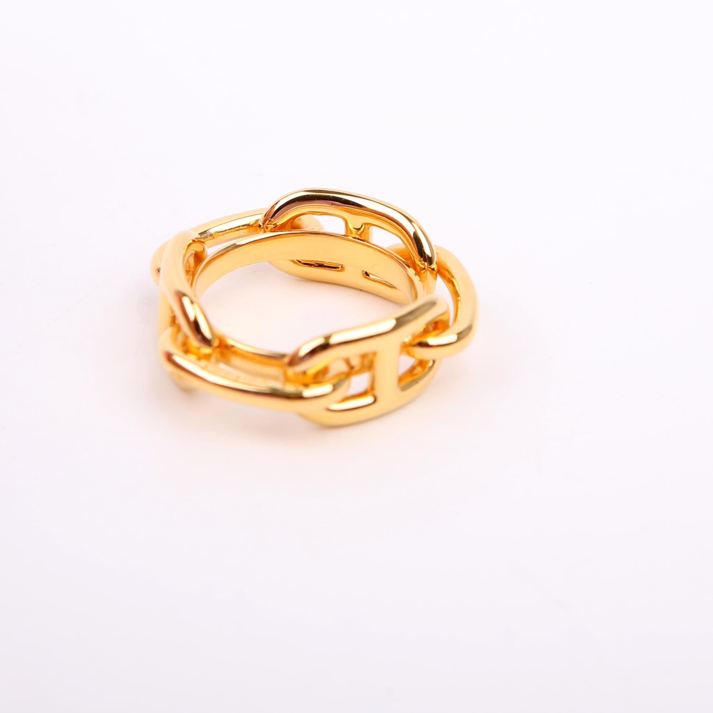 Regate Scarf Ring Gold