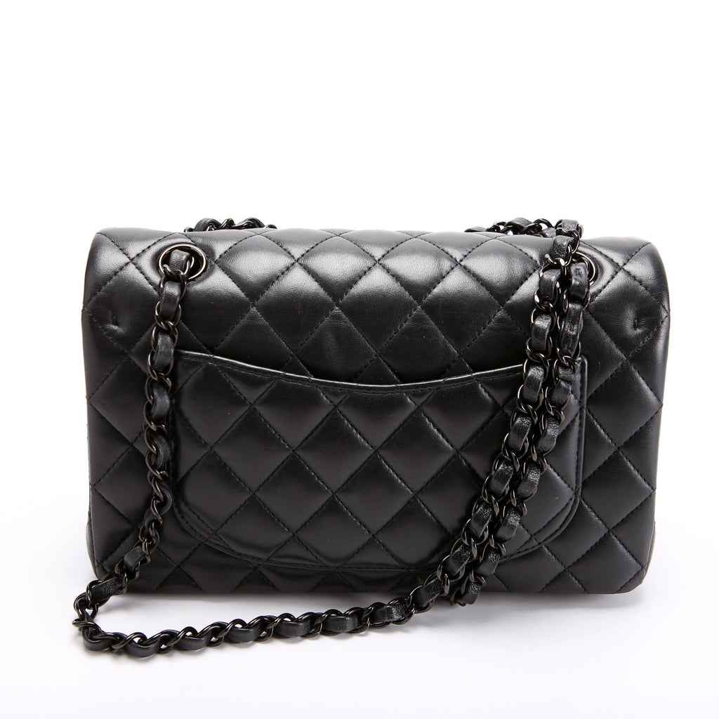 Classic Flap Small Lambskin RFID Black