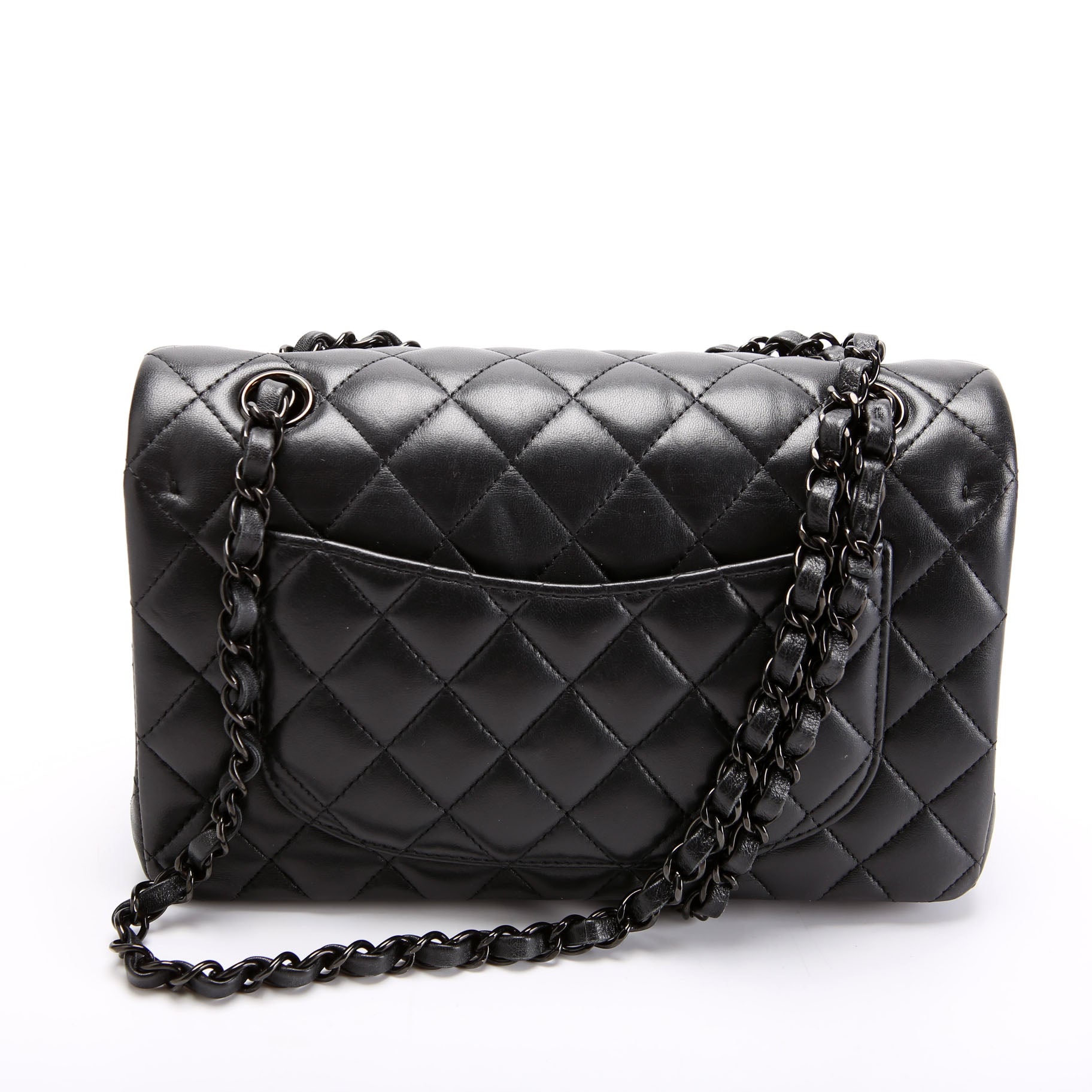 Classic Flap Small Lambskin RFID Black