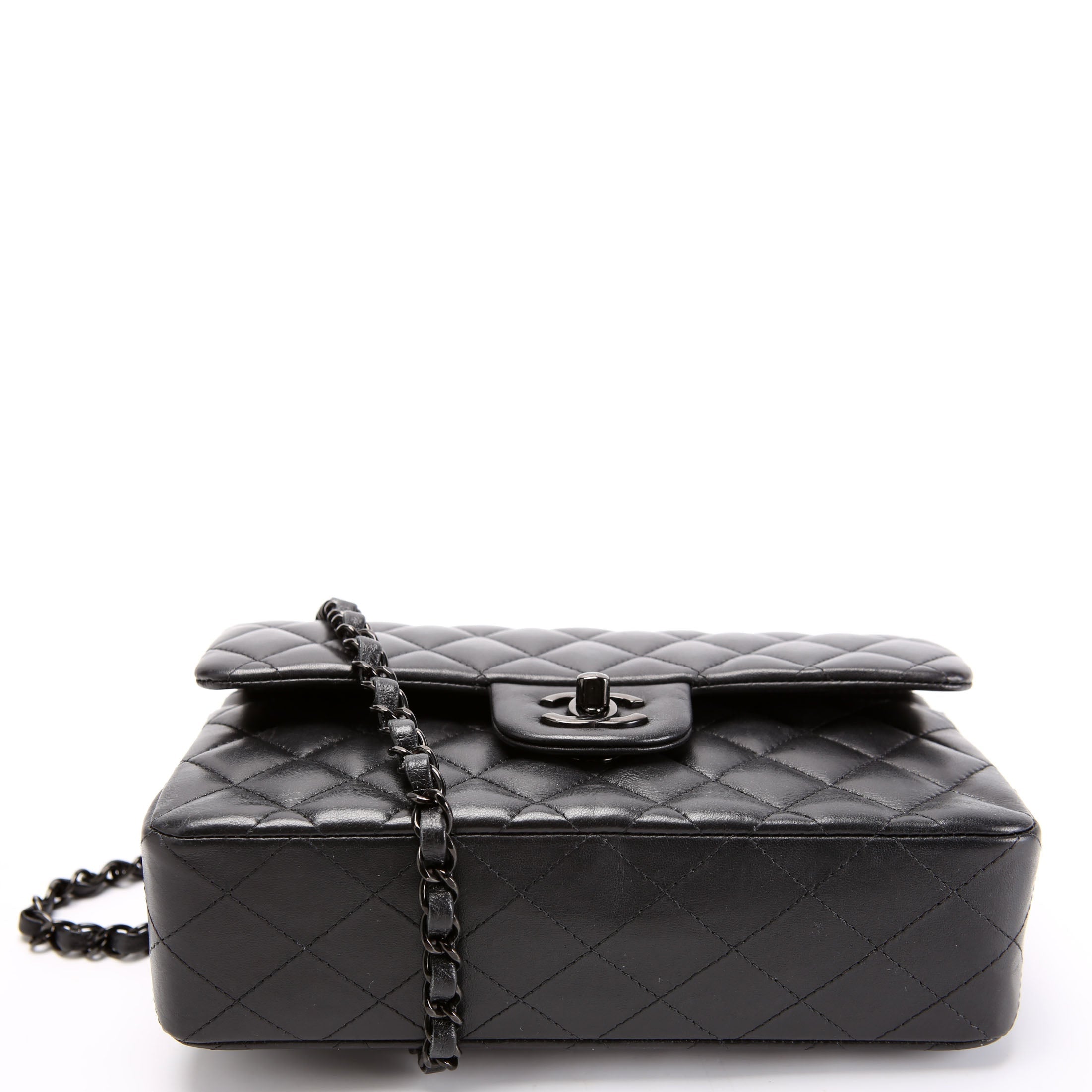 Classic Flap Small Lambskin RFID Black