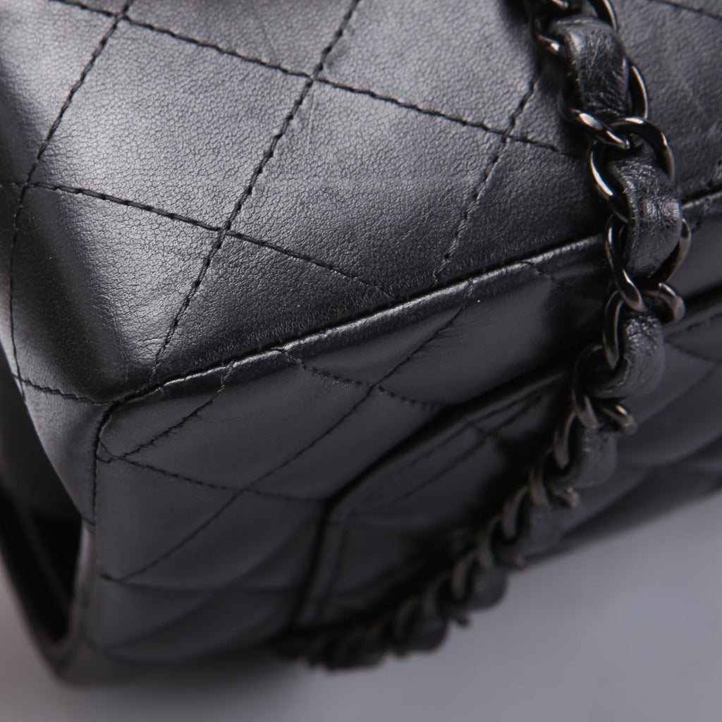 Classic Flap Small Lambskin RFID Black