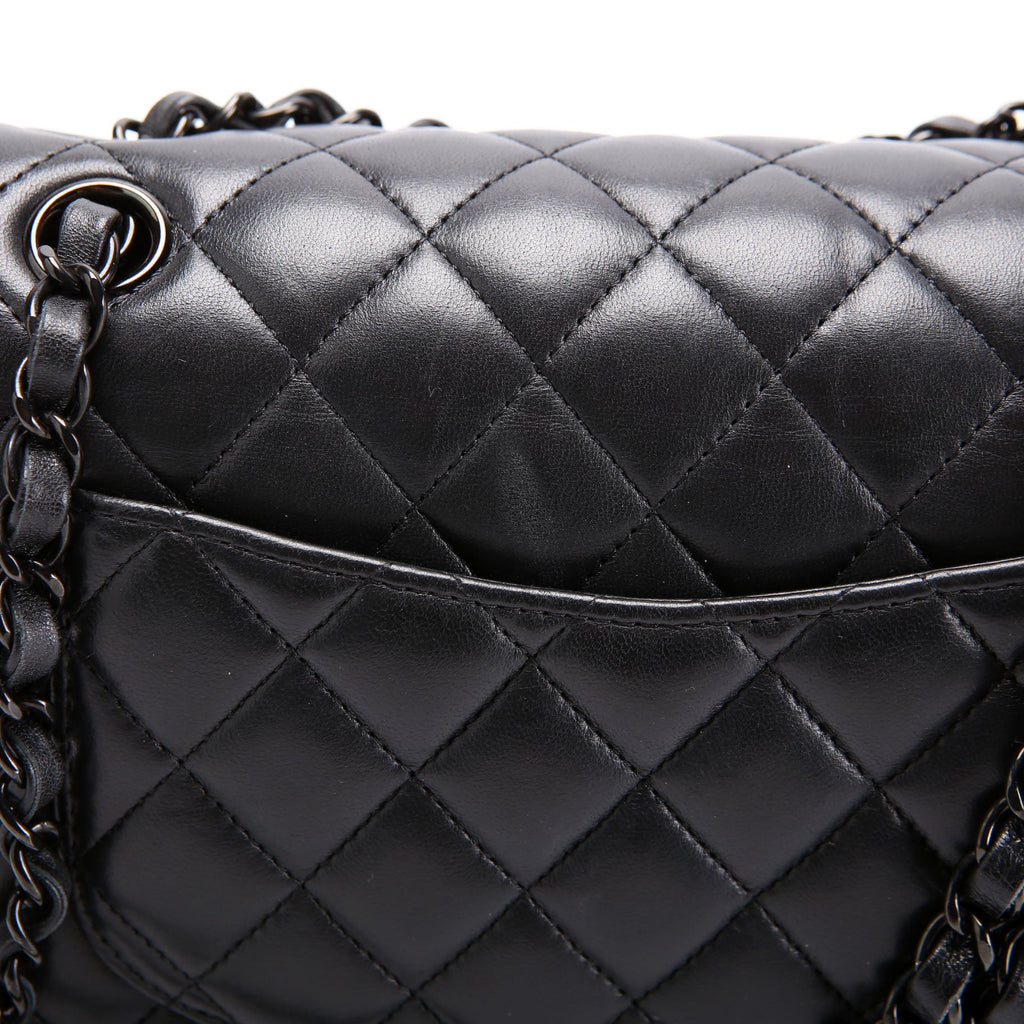 Classic Flap Small Lambskin RFID Black