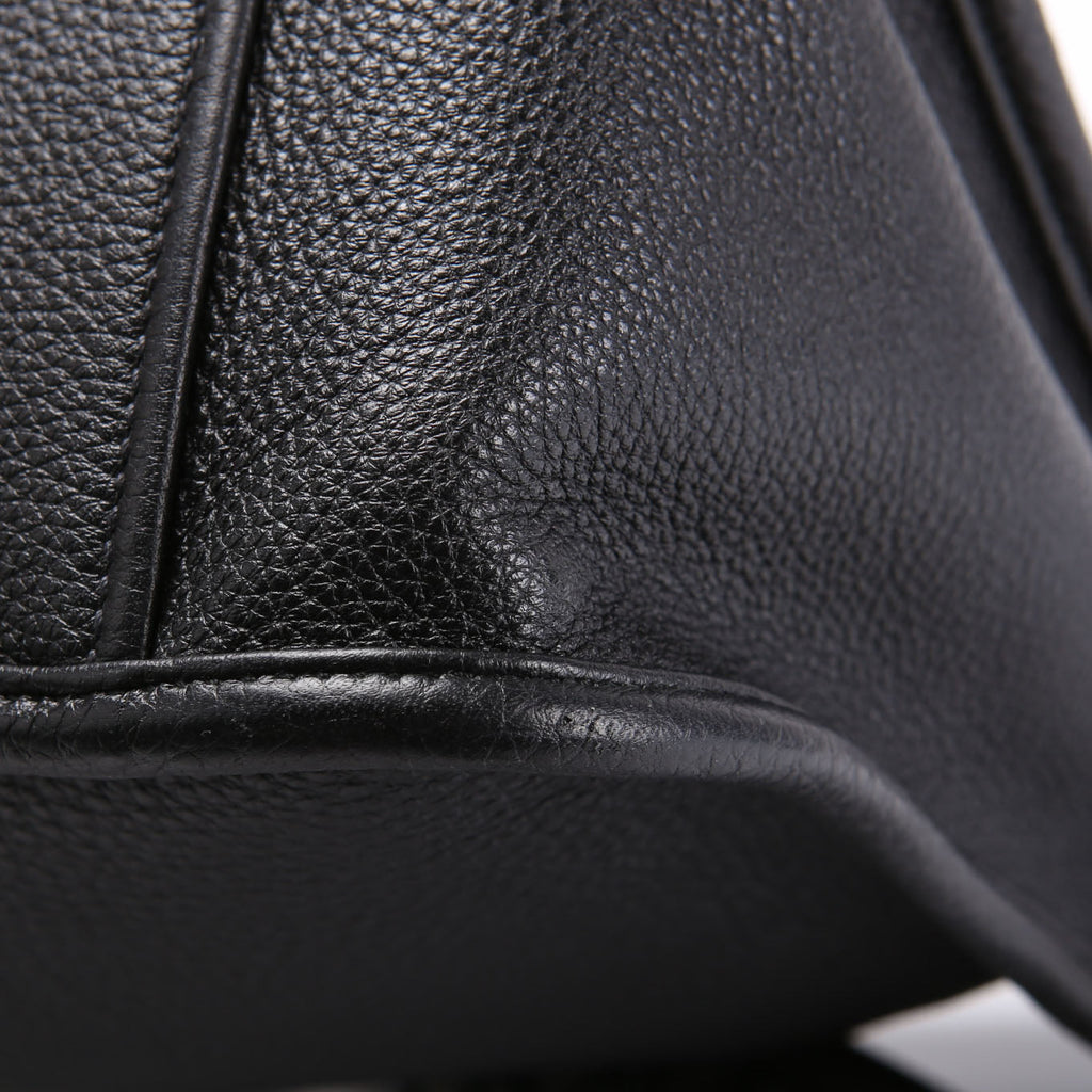 Prada 1BC073 Leather Crossbody Medium Black