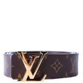 LV Initiales 40MM Reversible Leather/Monogram Belt Size 110/44