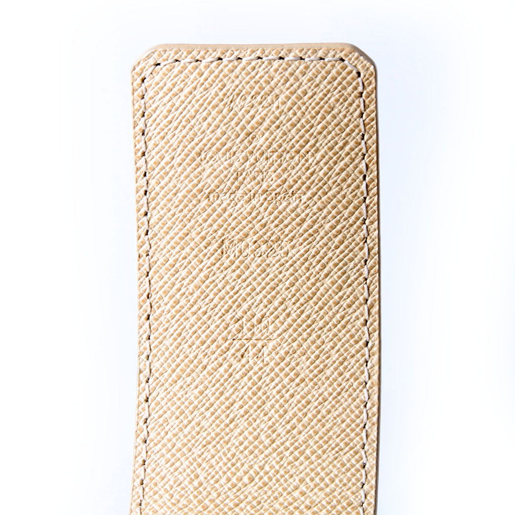 LV Initiales 40MM Reversible Leather/Damier Azur Belt Size 110/44