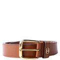 673921 Leather Interlocking G Belt Size 115/46 Brown
