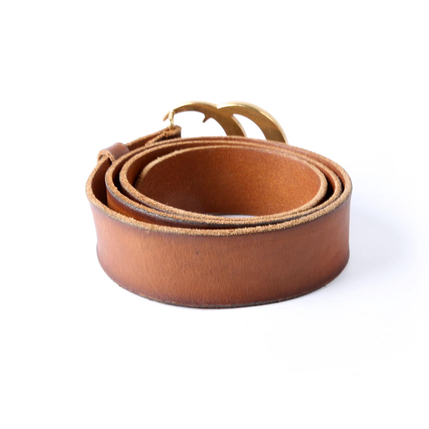 Gucci 409416 Marmont Leather Belt Size 90/36 Brown