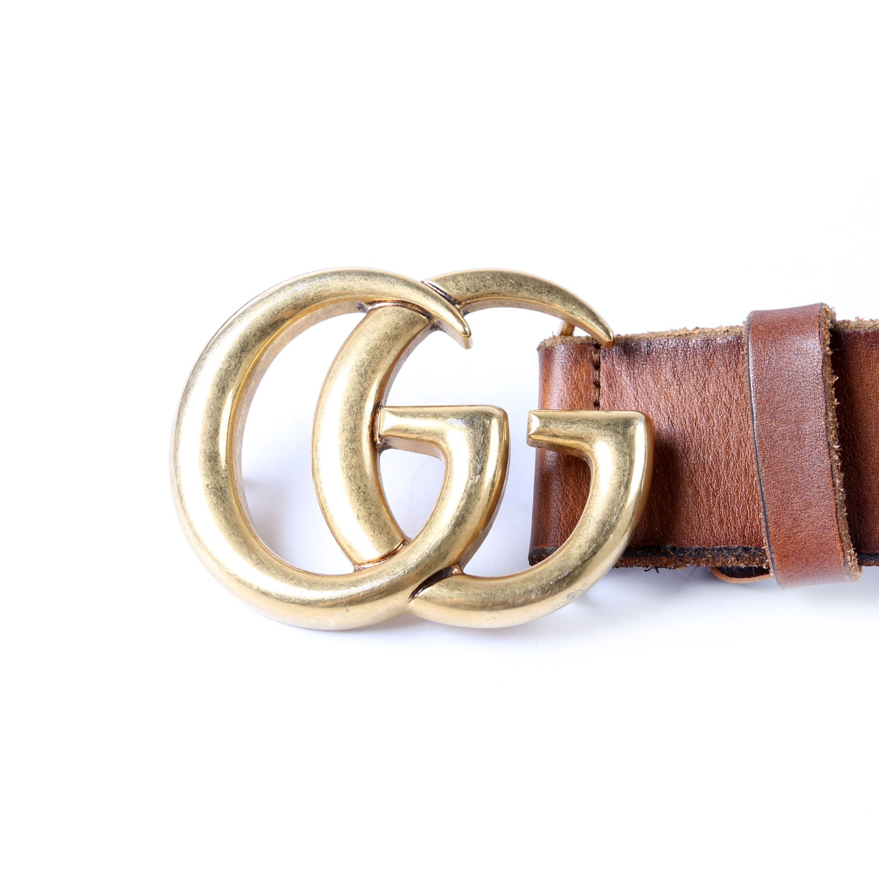 Gucci 409416 Marmont Leather Belt Size 90/36 Brown