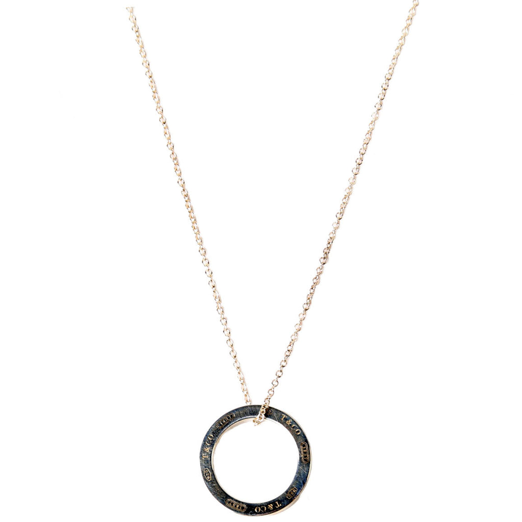 1937 Circle Pendant Necklace 925