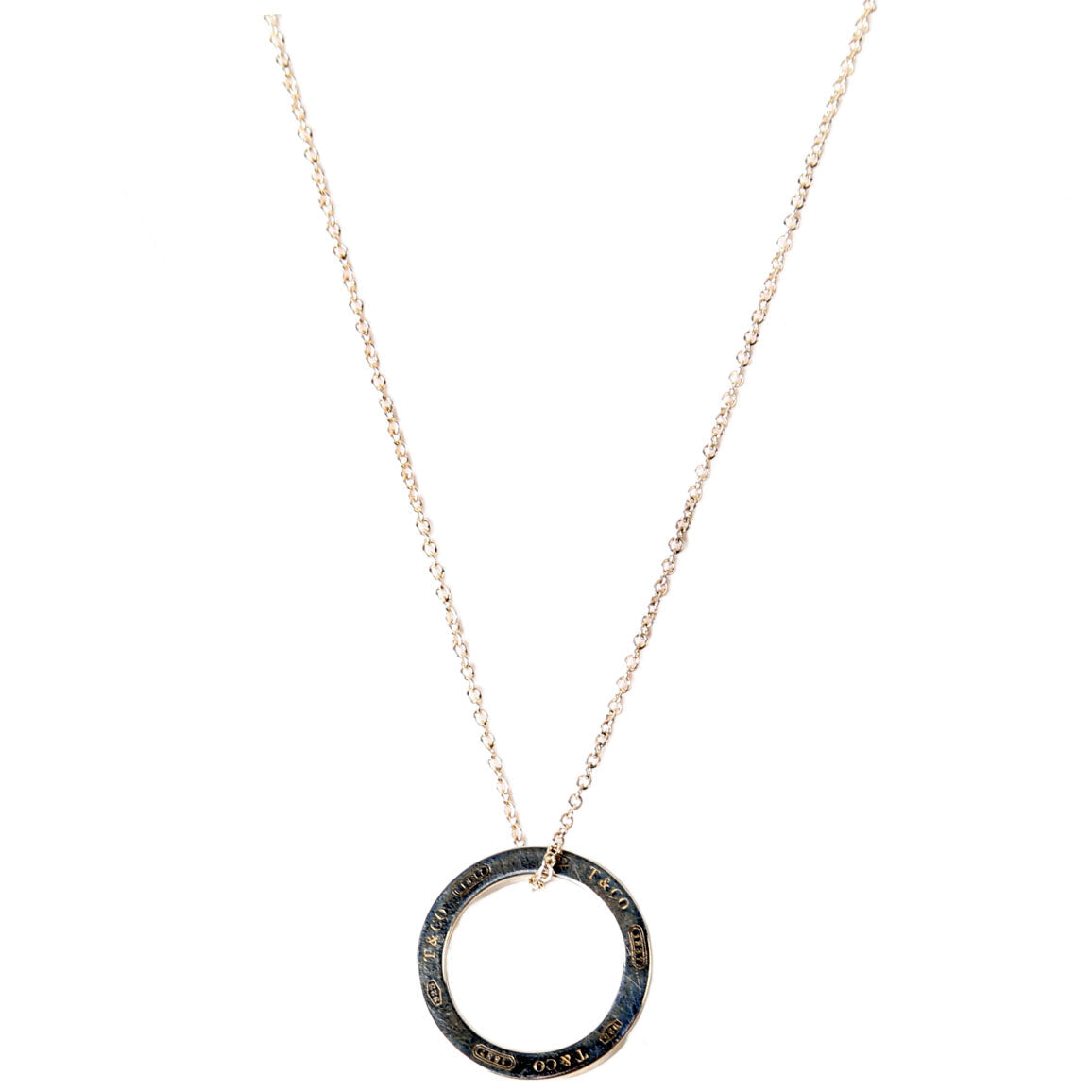 1937 Circle Pendant Necklace 925