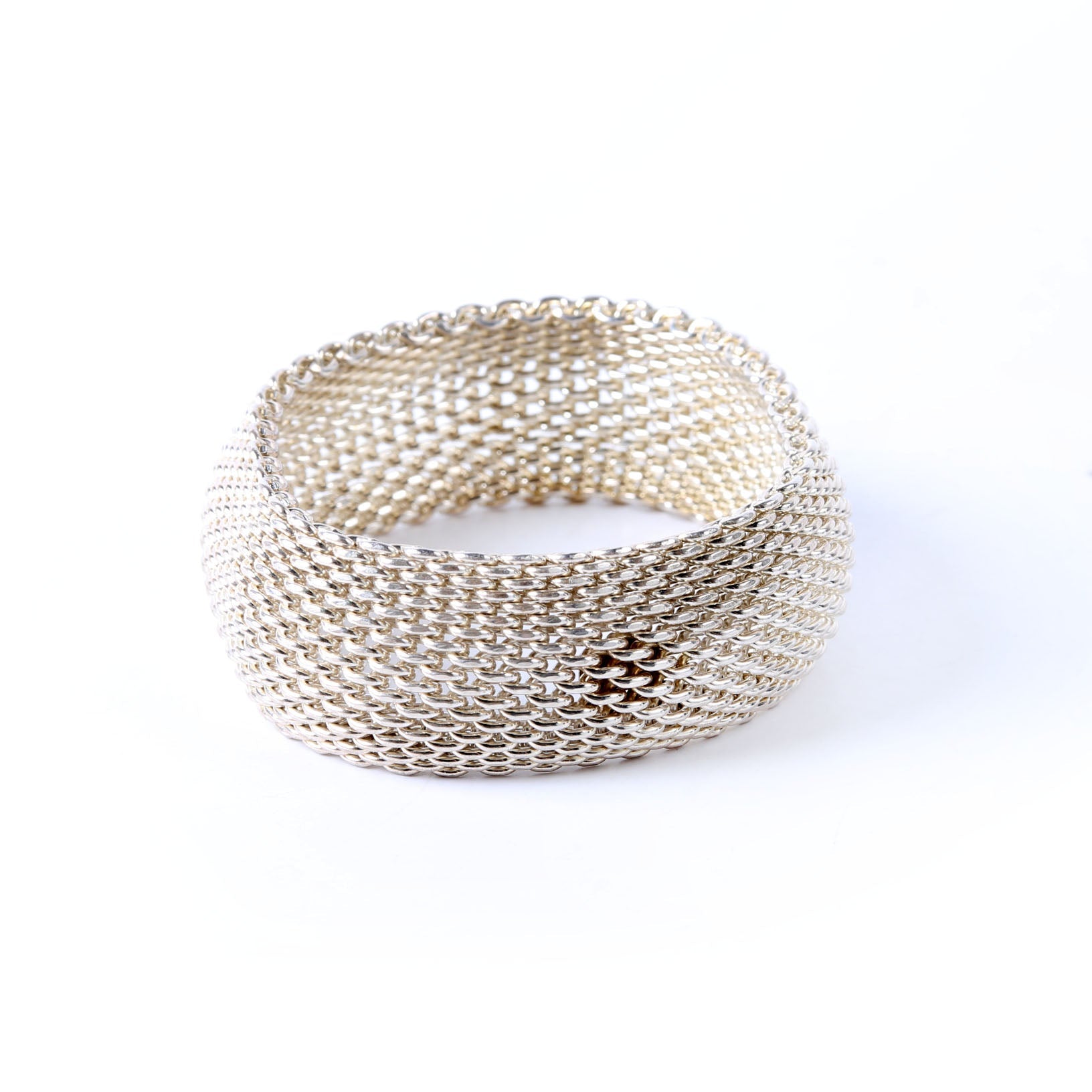 Somerset Mesh Wide Bracelet 925