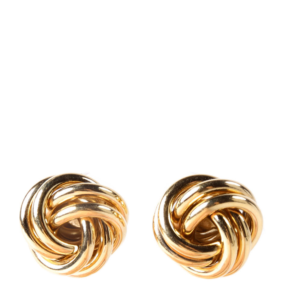 Love Knot Clip-On Earrings Gold