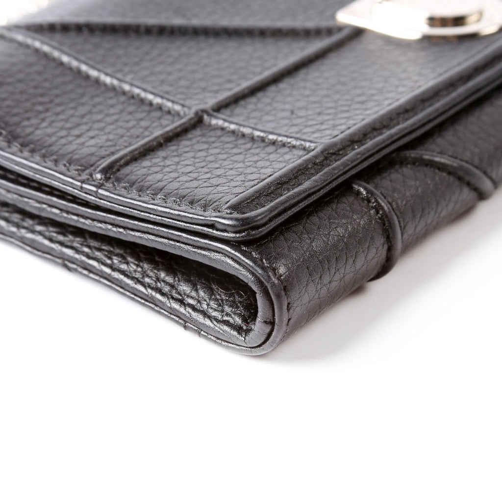Dior Diorama Wallet On A Chain Grain Calfskin
