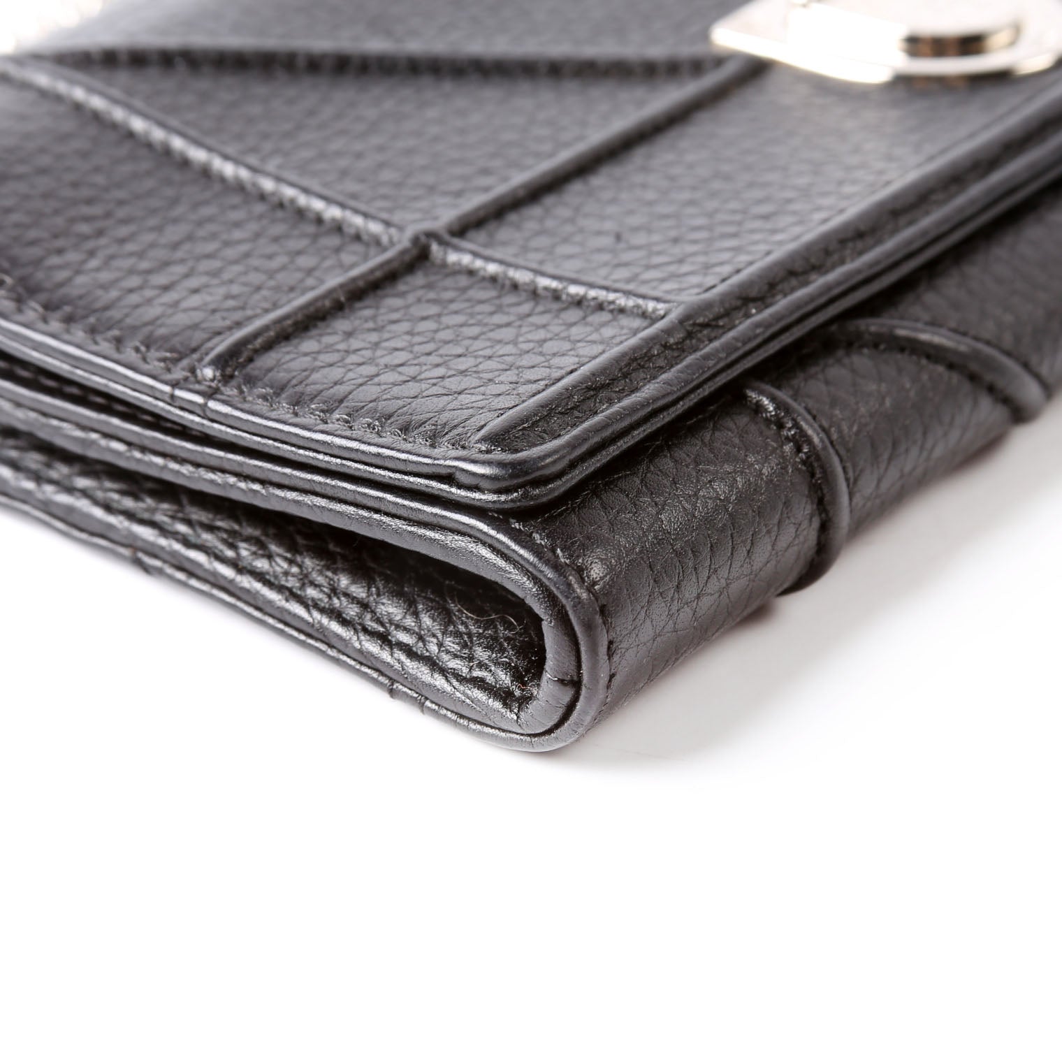 Dior Diorama Wallet On A Chain Grain Calfskin