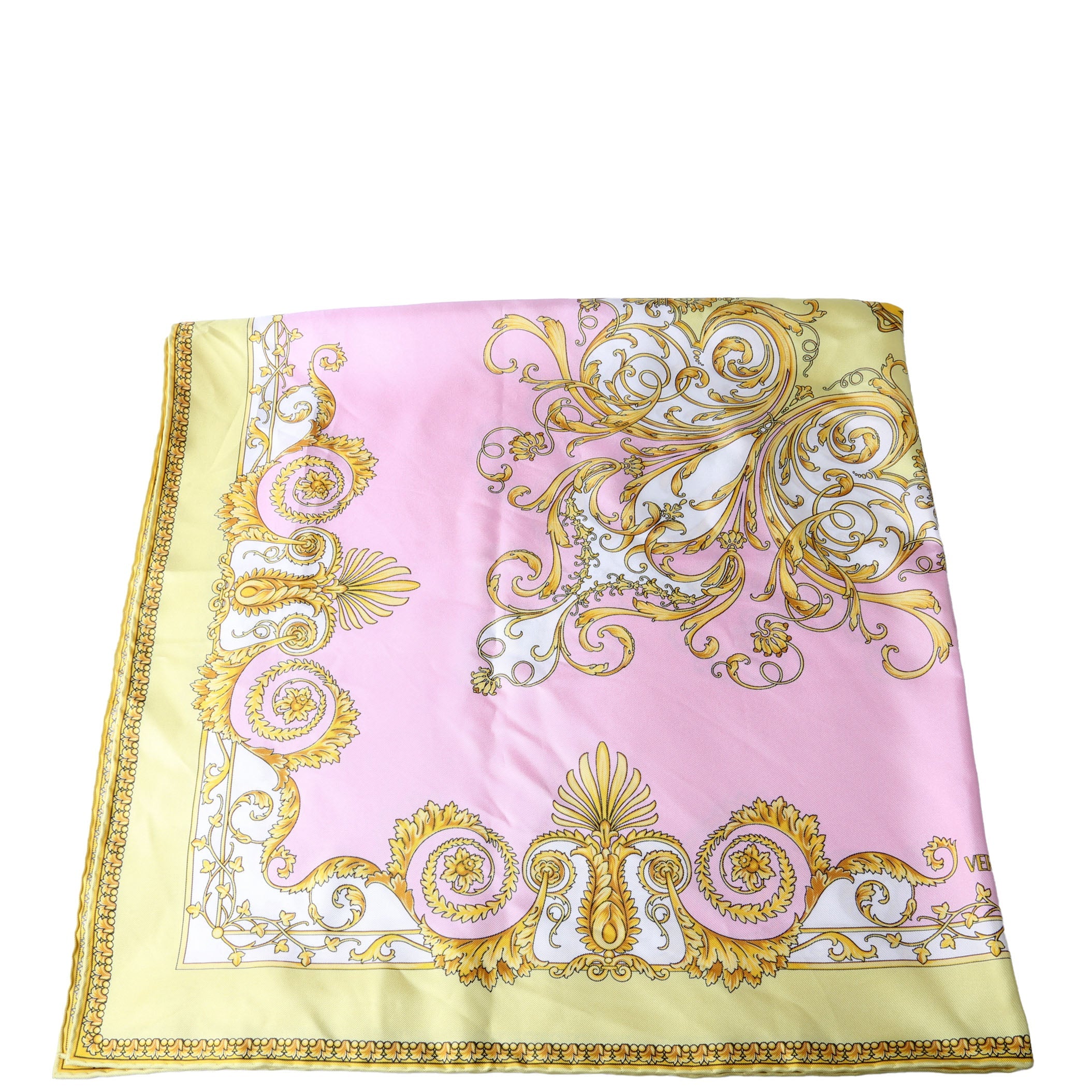 Barocco Spring Square Silk Scarf